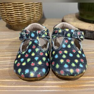 Colorful holiday light Maryjane shoes